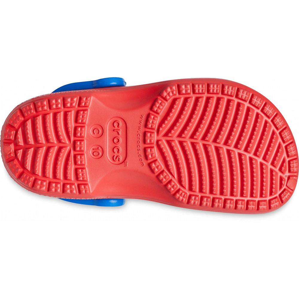 Sabots Crocs Fun Lab Classiche I AM Spiderman Garcon Rouge | France 1429NWYB